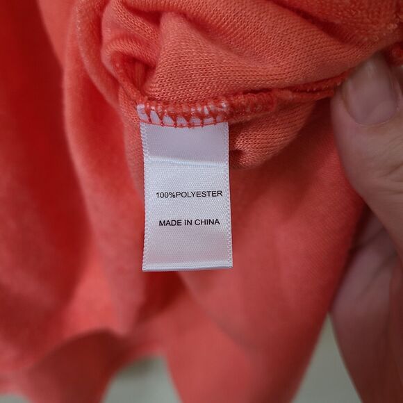Comfort Code Cuddl Duds Womens Pajama Short Set Size 2X Coral Pink Terry Cloth - Picture 4 of 14